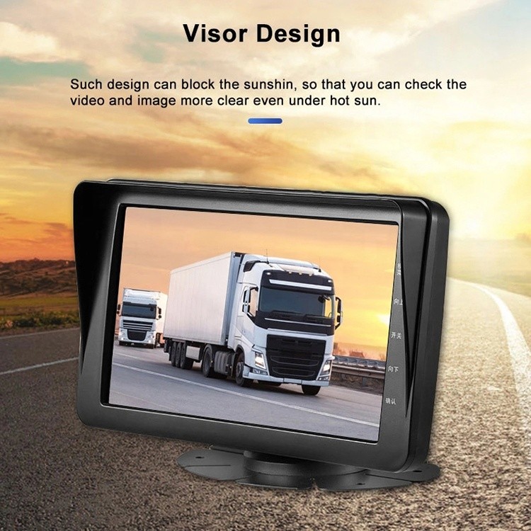 7-дюймовый Android GPS-навигатор Full HD Truck Car DVR Camera Dash Cam 2CHs