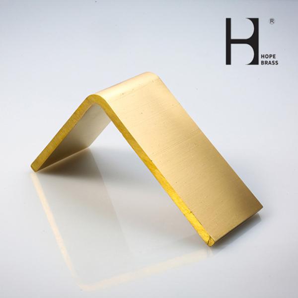 Corrosion Resistant Hbp59-1 Brass L Profile With Mill Finish Surface
