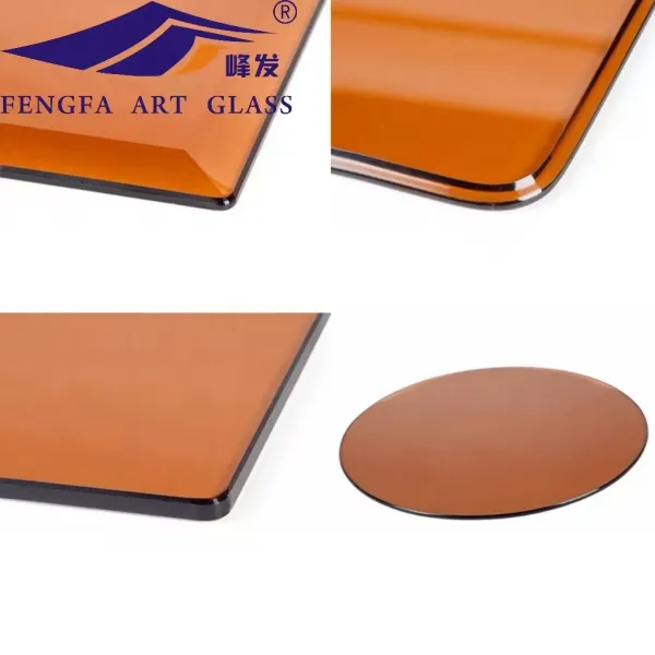 Colorful Gradient Tempered Glass 6+6mm Curved Glass Railing Customized