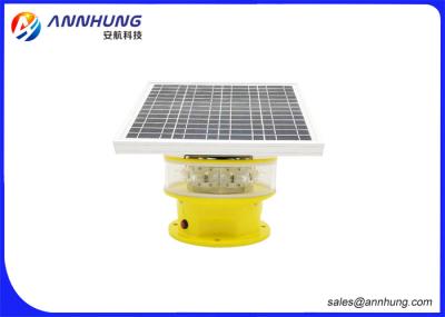 A aviação posta solar do modo instantâneo luzes ilumina-se/obstrução dos aviões
