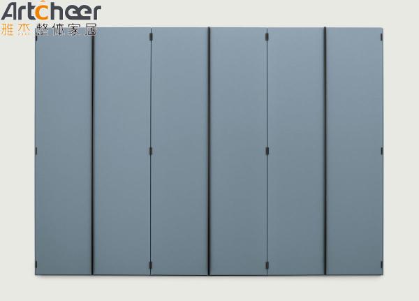 Mobiliário de quarto moderno e durável Armários de combinação de bordas com grau de material E1