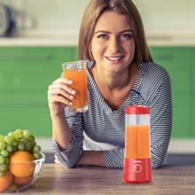 Blender portátil Mulli recarregável USB com seis lâminas para smoothie e shakes