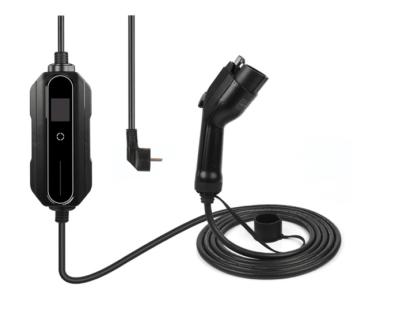 Tipo de Schuko da tela do diodo emissor de luz - 1 carregador portátil J1772 16A de EV