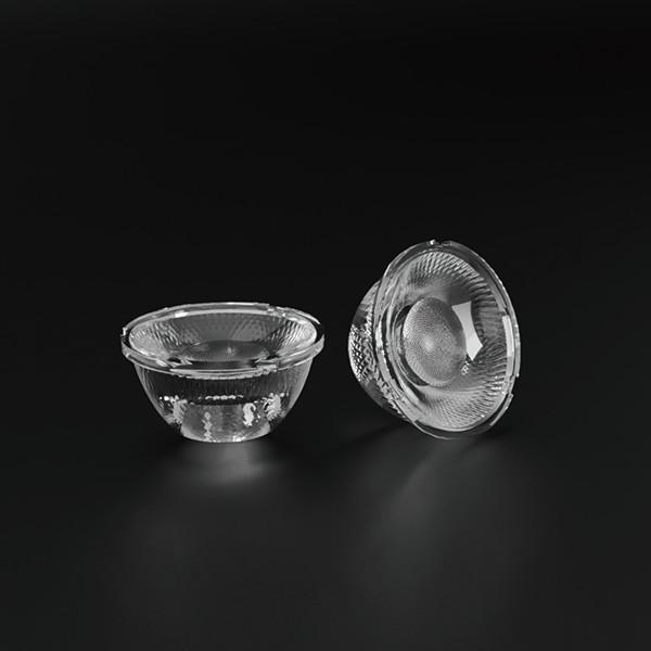 Viewing angle 36° COB Lens PMMA material for track light diameter 25mm