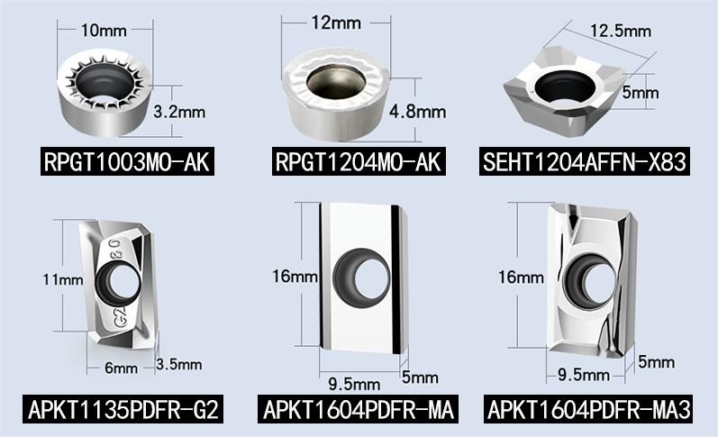 Карбид RCGT CNC вводит внешнюю округлую форму RCGT0602 для алюминия