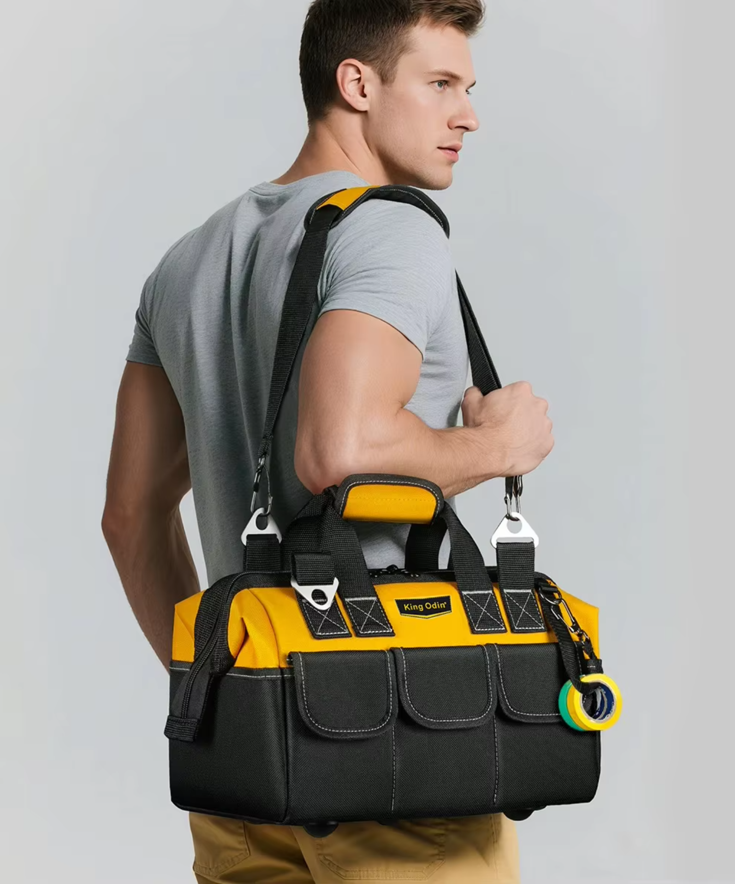 Multi Functional, Sturdy and Durable Electrical Canvas Repair Accessories Storage, Portable Hardware Tool Bag