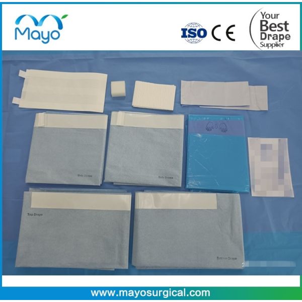 EO Gás Estéril Pacote de Drapeira Geral Não Tecido Básico Para Cirurgia Maior