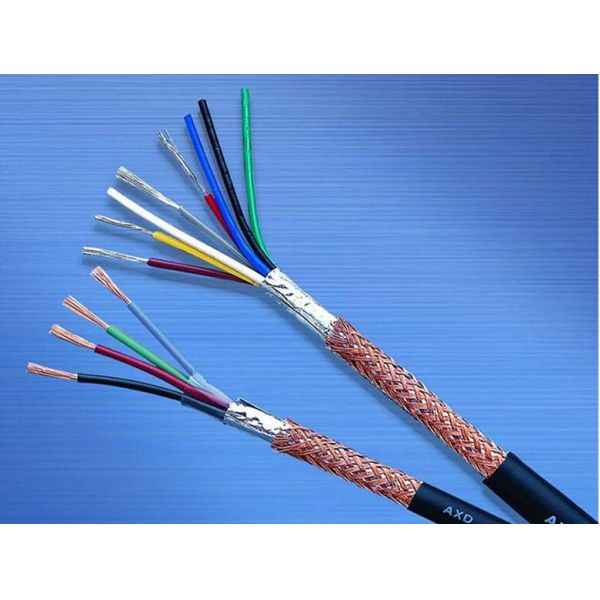Copper Conductor Stranded Wire Braiding PVC Insulated Computer Instrument Cable for Myanmar