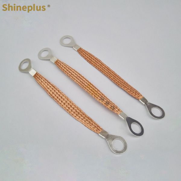 Производитель медный оцинкованный оловянный проводящий ремень с плетеным проволочным фланцем электростатический прыжок наземный проволочный пояс