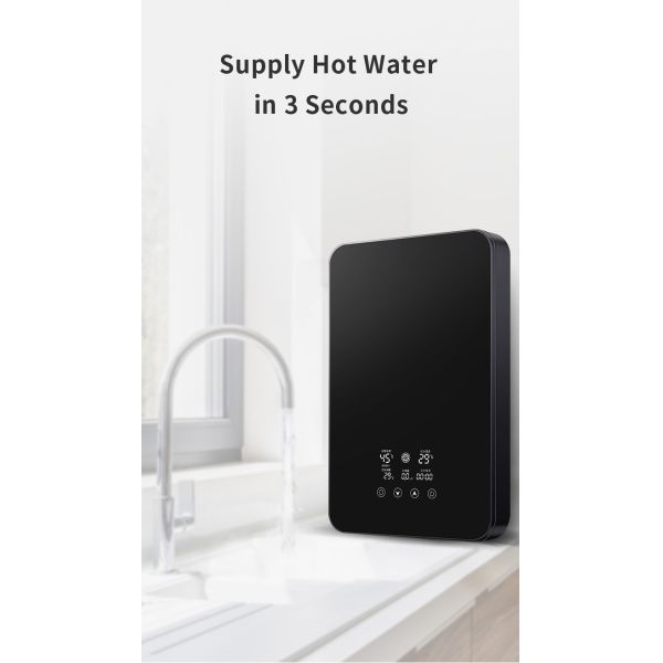 Instant Tankless Kitchen Water Heater Electric 8000W Stainless steel