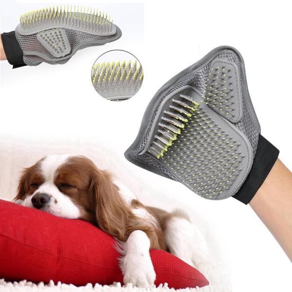 Escova confortável do Pin do pente do gato do cão da luva do animal de estimação para médio/por muito tempo o cabelo