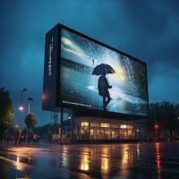 P3 Écrans d'affichage de publicité numérique extérieure 5500ni-8500ni Lumière