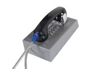 Téléphone gris résistant à la corrosion et à l'usure avec matériel ABS