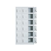 Casiers de stockage extérieurs en acier de casiers en métal de porte de la taille 18 d'OEM