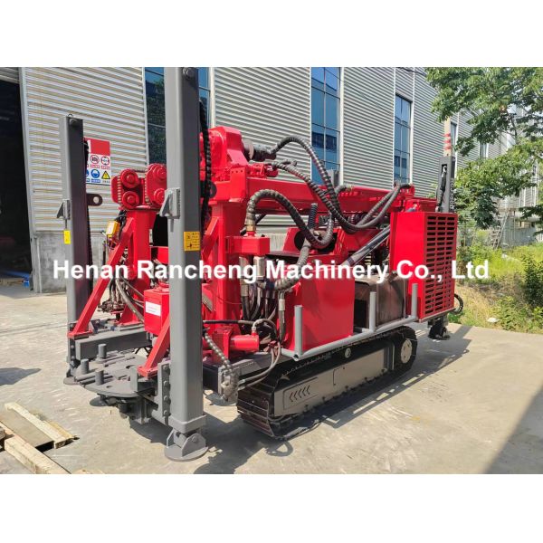 Máquina de perforación de pozos de agua de 65KW 75mm - 350mm de diámetro Rig de perforación de pozos hidráulicos