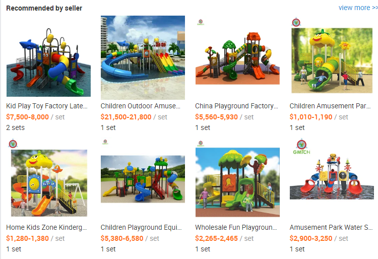 LLDPE Custom Playground Slides Training Center Educational Play Area