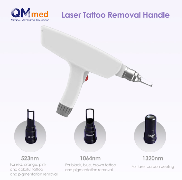 Professional Picolaser Picosecond Laser Q Switched ND YAG Laser Portable Tattoo Removal Carbon Peeling ND YAG Laser Machine Q Switched Erase Remove Color Tattoo