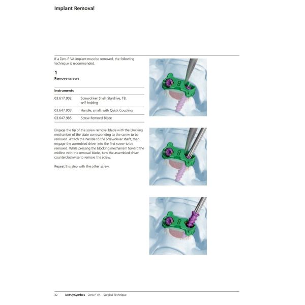 Sterilization 2 Screws Zero Profile Cage Anterior Cervical Cage Stand Alone CE Spinal Surgery