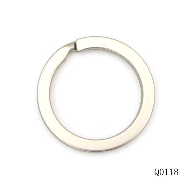 OEM ODM Split Key Ring 1 Inch Steel Key Rings With Design Text