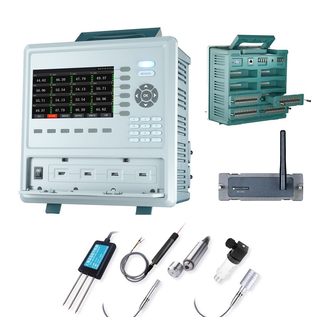 Instrument Paperless Recorder Data Acquisition 8-64 Channel Temperature Recorder Data Logger with Software OEM ODM