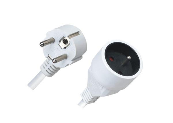 Waterproof Outdoor European Extension Cord , VDE Schuko Power Cord OEM Available