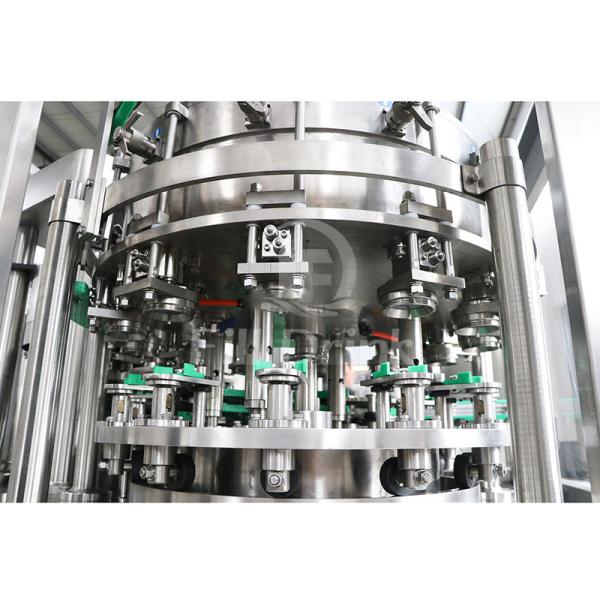8000CPH Juice Can Filling Machine Aluminum Sot Environmental Lid Can Filling Line
