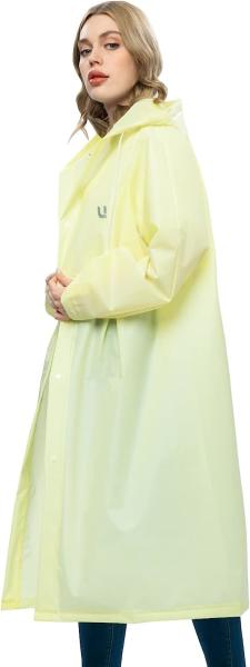 Oxford Raincoat Polyester & PVC Raincoat PVC Raincoat EVA Raincoat, Rain Poncho Reusable Unisex for Women Rain Cape