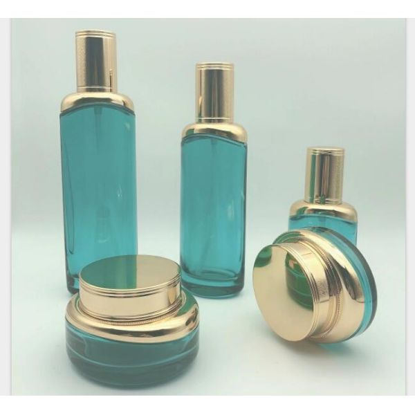 Косметика заботы кожи стеклянная разливает печатание по бутылкам Силкскрен Креам бутылок бутылок насоса 40мл 100мл 120мл различное