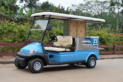 2 Passenger Electric Beverage Golf Cart With Utility Cargo / Electrical Food Buggy