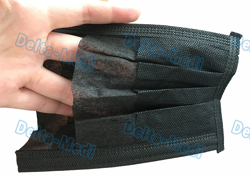 Чернота 4 - лицевой щиток гермошлема петли уха Плы устранимый не сплетенный с активным углеродом