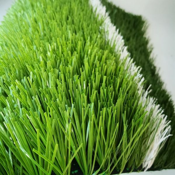 Monofilament PE Outdoor Football Field Grass at High Density with 16/10cm Stitch Rate