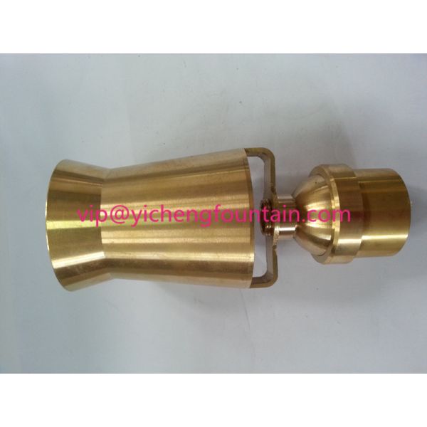 Adjustable Cascade Water Fountain Nozzles Fountain Ice Tower Head Brass Material