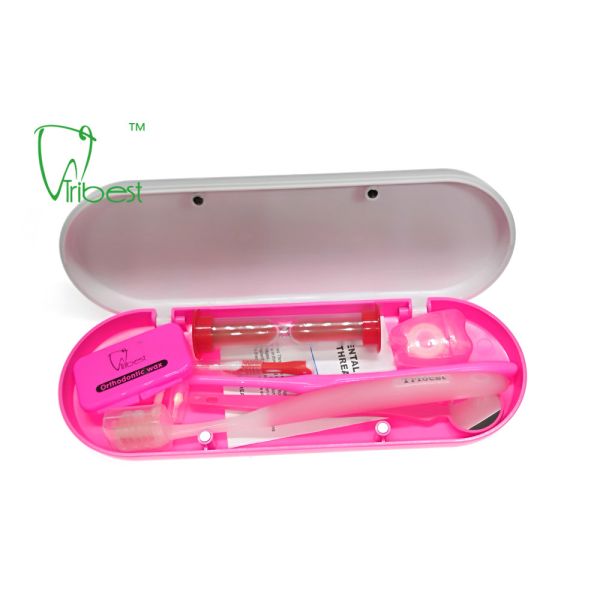 8 In 1 Oral Care Hygiene Orthodontic Cleaning Kit With Toothbrush