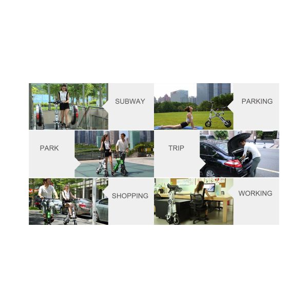 Fashion Pink Foldable Electric Scooter 36V 10 inch with Seat