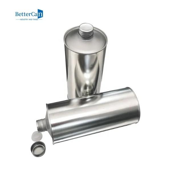 1 Gal Engine Oil Tin 1 Liter Metal Packaging Tins With Plastic Stopper Screw Lid