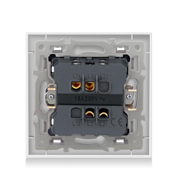 50Hz 60Hz Rocker Wall Switch Embedded Concealed Single Control Low Profile Rocker Switch