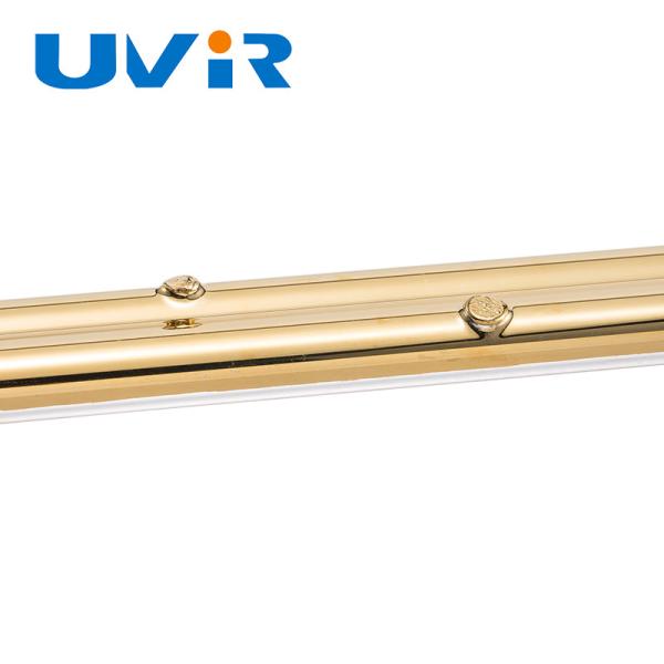 785W Gold Infrared Quartz Lamp Heater 270V Twin Tube