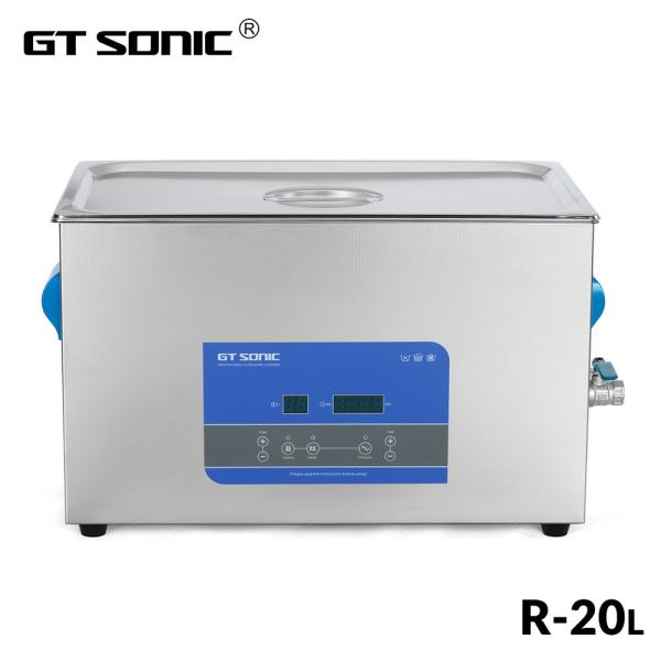 Limpador ultrassônico digital GT SONIC 20L SUS304 40kHz com aquecimento desgaseificado