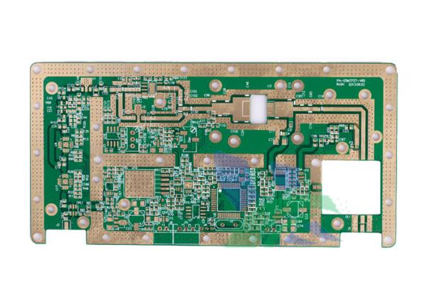 Multilayer Rogers PCB Ro 6010 Radar ER = 10.2  1.27 mm Thinckness