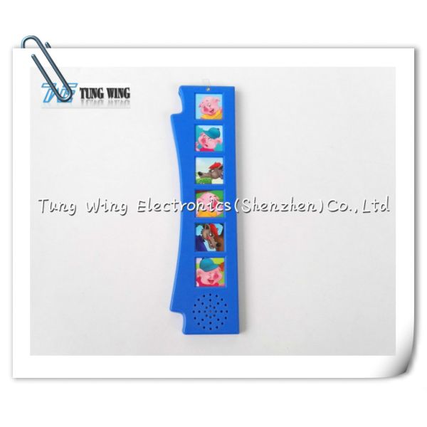 Le panneau sain de module de bruit de bouton poussoir de 6 boutons badine le livre sain du porc de l'enfant trois