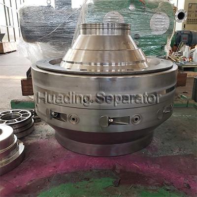 Centrifugador grande SUS304 contínuo da bacia do disco da capacidade 5.5kw