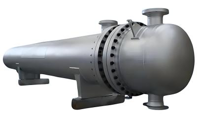 SS Shell And  Tubular Heat Exchanger Horizontal Heat Exchanger Acid Resistance