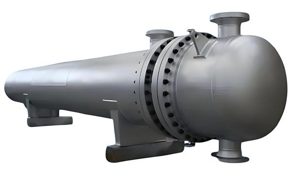 SS Shell And  Tubular Heat Exchanger Horizontal Heat Exchanger Acid Resistance