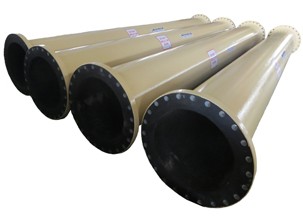 Труба Uhmwpe Slurry Dn600 минируя резиновая выровнянная стальная