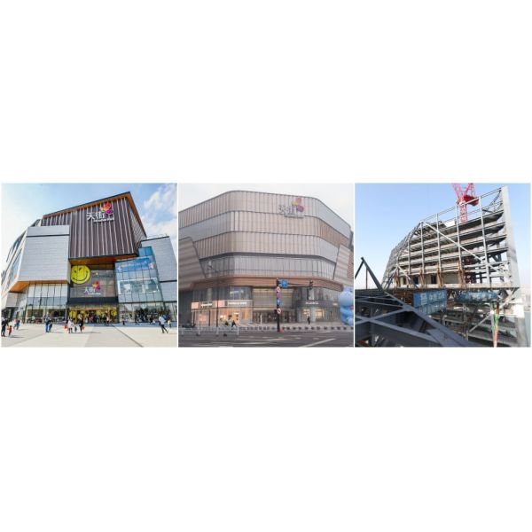 OEM Architectural Cold Formed Steel Structure Shopping Mall Building