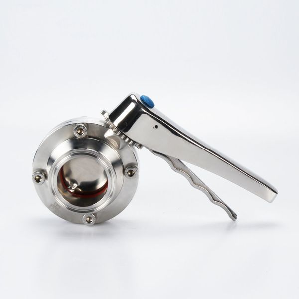 Durable 3 / 4 DN10 Brewing Accessories Stainless Steel Butterfly Valve CE Approved