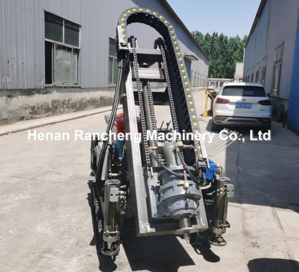 High Efficiency 25HP Diesel Pile Driver Drilling 30m Depth With 50-300mm Diameter