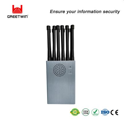 ODM WiFi Bluetooth do jammer do sinal do telefone celular de 895MHz 12W