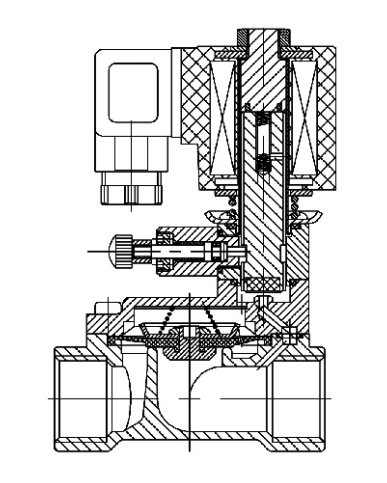Ручное преодоление автоматики 24V 220V клапана соленоида противопожарной воды системы латунное