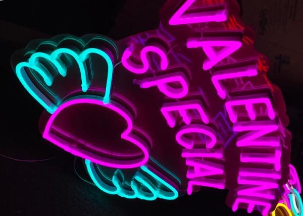 Valentine special custom neon sign  Super Bright Neon Flexible Lights for lover  Couples